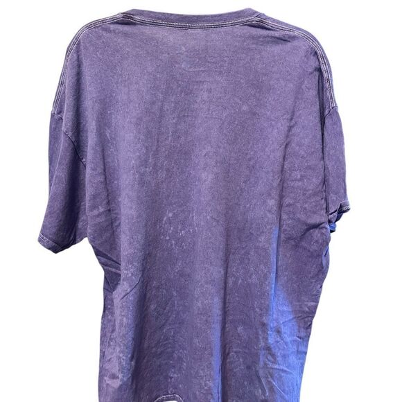NWOT Unisex NIRVANA Purple Acid Wash Short Sleeve Tee Shirt 1993 In Utero - 2XL - Picture 2 of 4